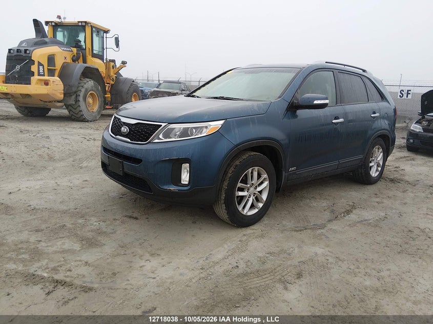 Vin: 5xyktca64eg455729, lot: 3124878, kia sorento lx 20142