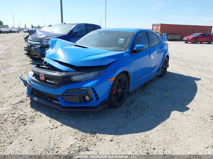 2020 Honda Civic Type R, Front, IAAI, VIN SHHFK8G37LU300268 — photo 2