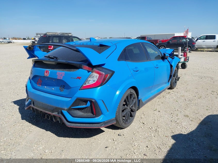 Vin: shhfk8g37lu300268, lot: 3124912, honda civic type r 20204