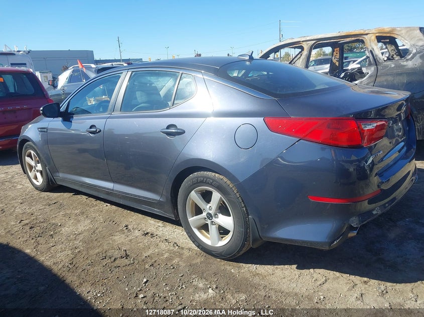 Vin: knagm4a72f5582150, lot: 3124948, kia optima lx 20153