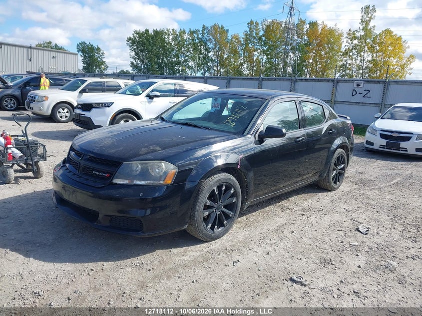 Vin: 1c3cdzab8dn755349, lot: 3124978, dodge avenger 20132