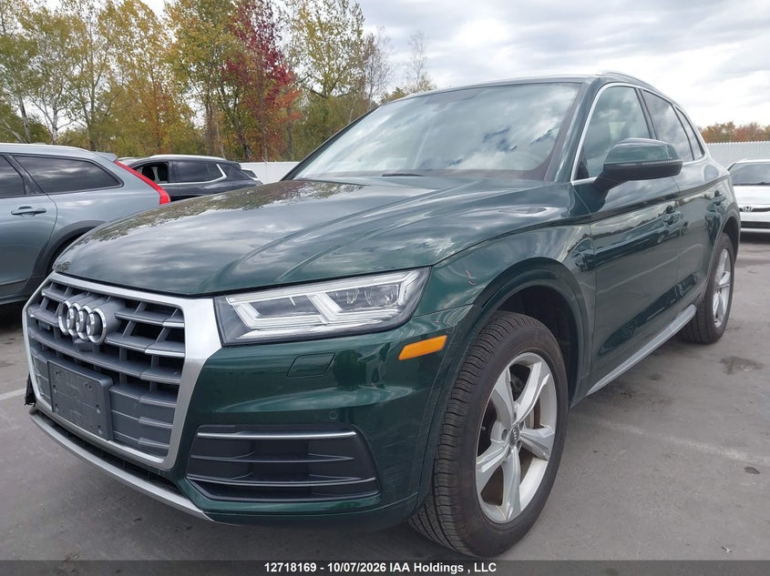 2018 Audi Q5, Right Front, IAAI, VIN WA1BNAFY9J2015514 — photo 2