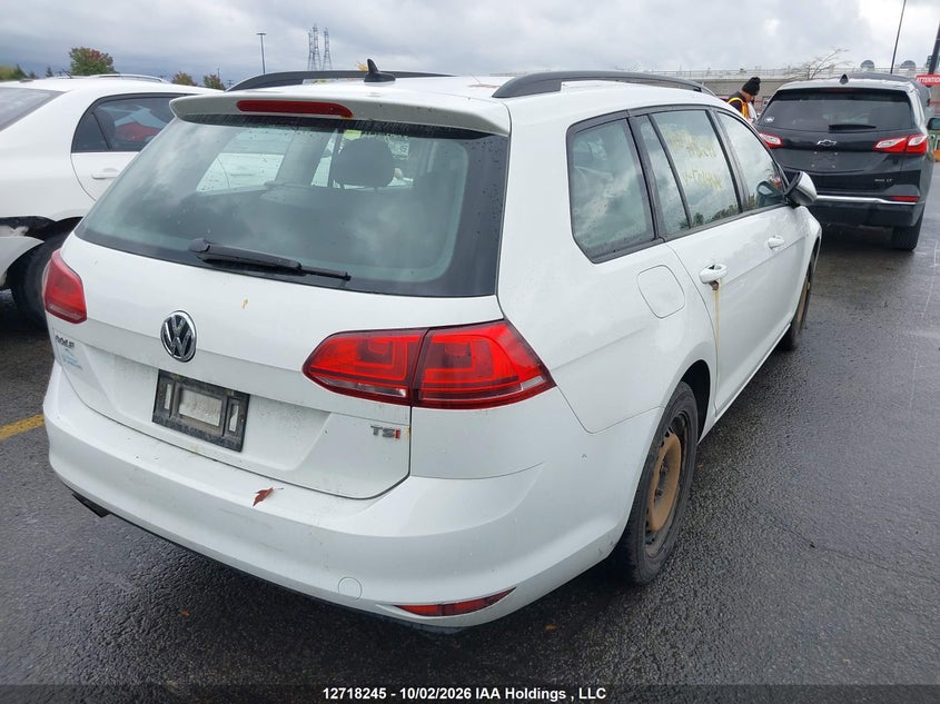 Vin: 3vwa17au6hm501444, lot: 3125112, volkswagen golf sportwagen s 20174