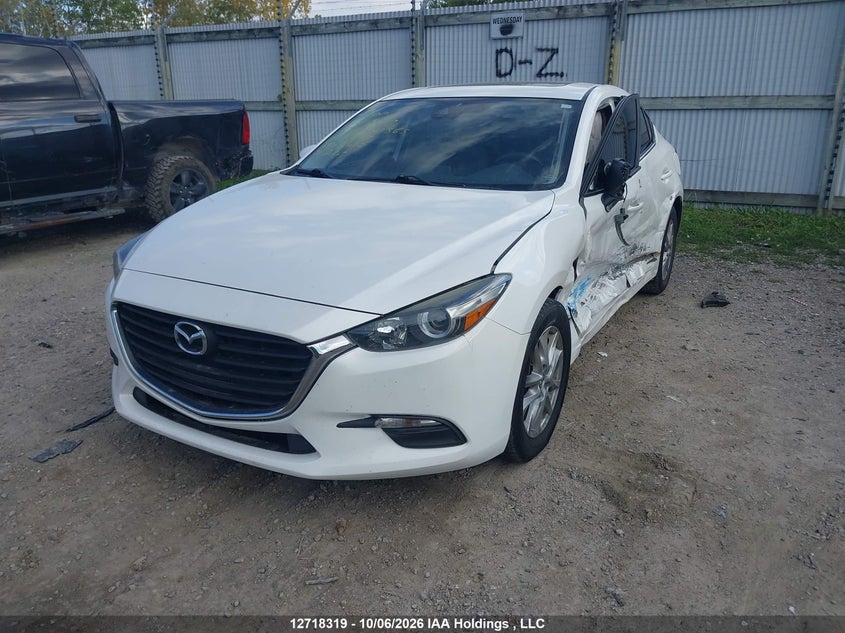 2017 Mazda Mazda3 Gs, Левый бок, IAAI, VIN JM1BN1V79H1147199 — фото 2
