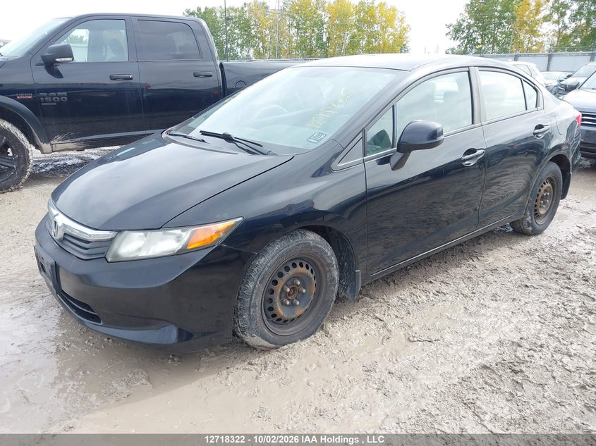 Vin: 2hgfb2f47ch112354, lot: 3125192, honda civic lx 20122