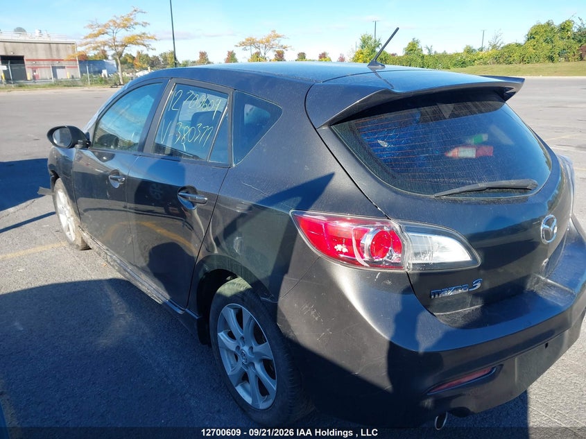 Vin: jm1bl1l51b1380377, lot: 3125227, mazda mazda3 gs 20113