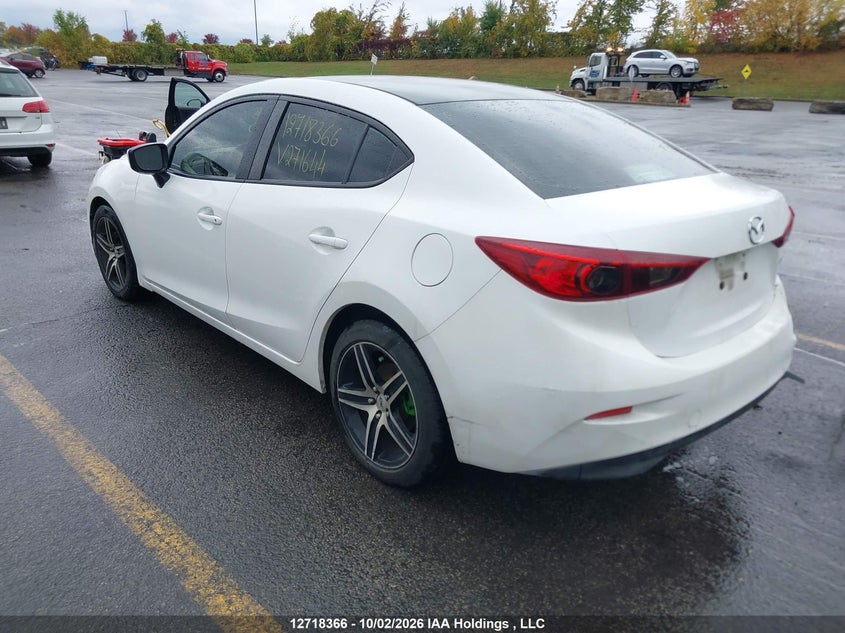 Vin: 3mzbm1u76gm271644, lot: 3125256, mazda mazda3 g/gx 20163