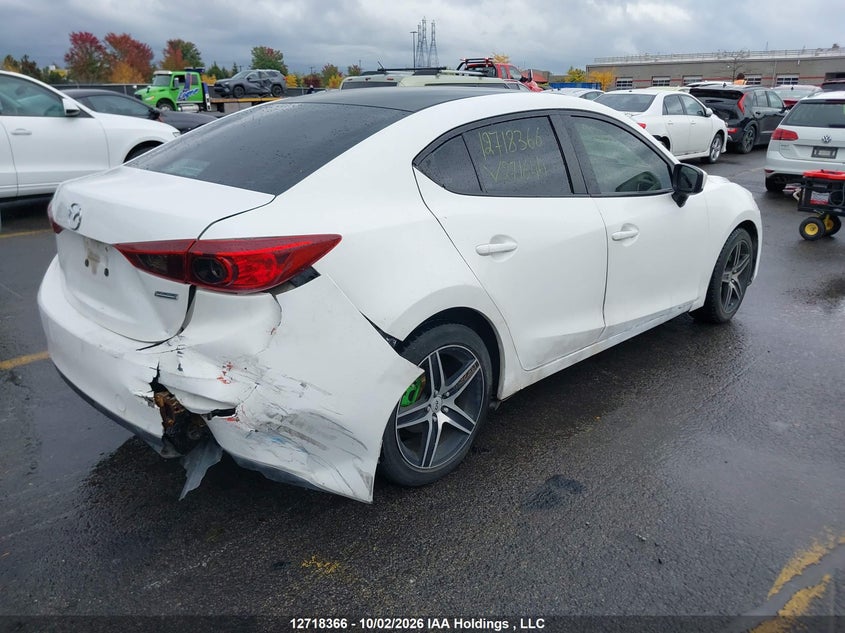 Vin: 3mzbm1u76gm271644, lot: 3125256, mazda mazda3 g/gx 20164