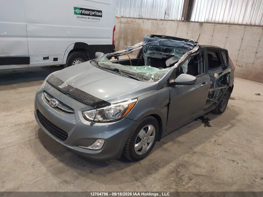 Vin: kmhct5ae4hu354423, lot: 3125278, hyundai accent se 20172