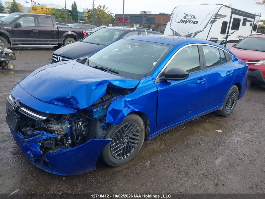 2026 Nissan Sentra Sv, Front, IAAI, VIN 3N1AB9CV3TY250663 — photo 2