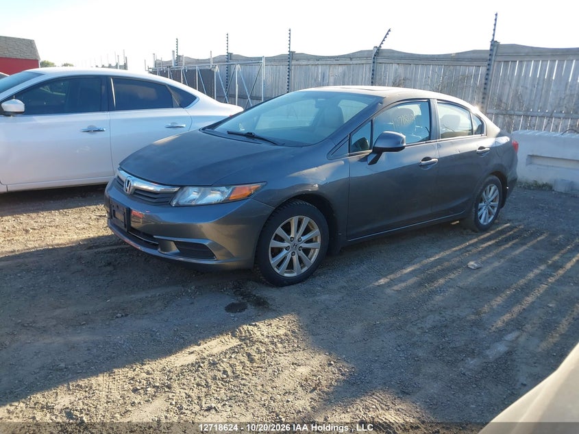 Vin: 2hgfb2f93ch002204, lot: 3125547, honda civic exl 20122