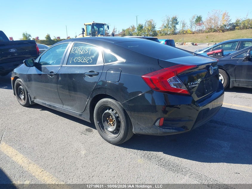 Vin: 2hgfc2e58hh032625, lot: 3125554, honda civic lx 20173