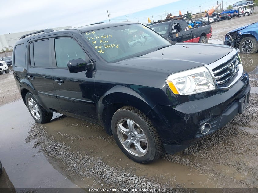 2014 Honda Pilot Exl, Град, IAAI, VIN 5FNYF4H50EB501116
