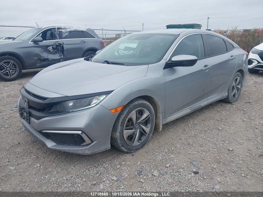 Vin: 2hgfc2f54kh042669, lot: 3125588, honda civic lx 20192