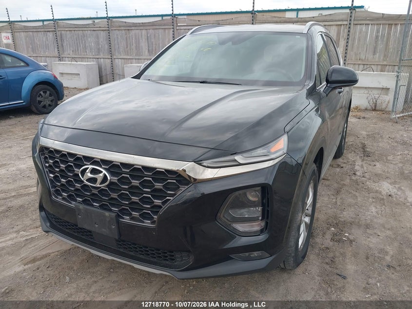 2019 Hyundai Santa Fe Se, Hail, IAAI, VIN 5NMS2CAD6KH079702 — photo 2