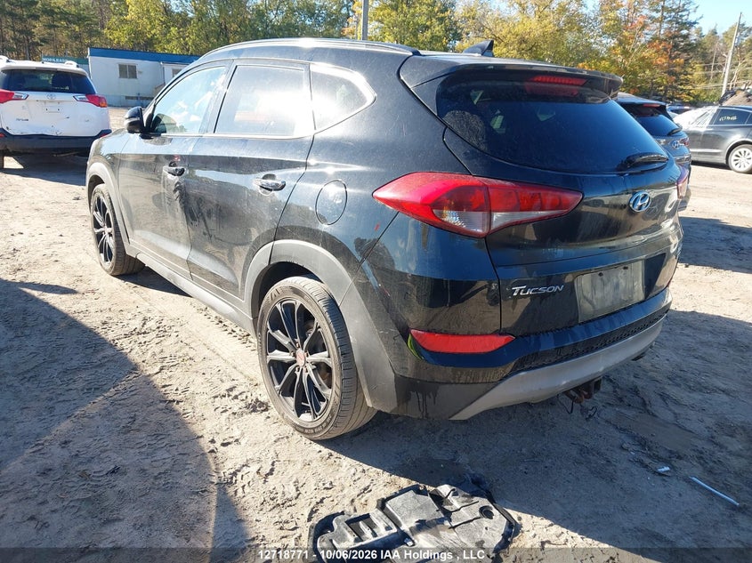 Vin: km8j3ca26ju691487, lot: 3125716, hyundai tucson limited/sport and eco/se 20183
