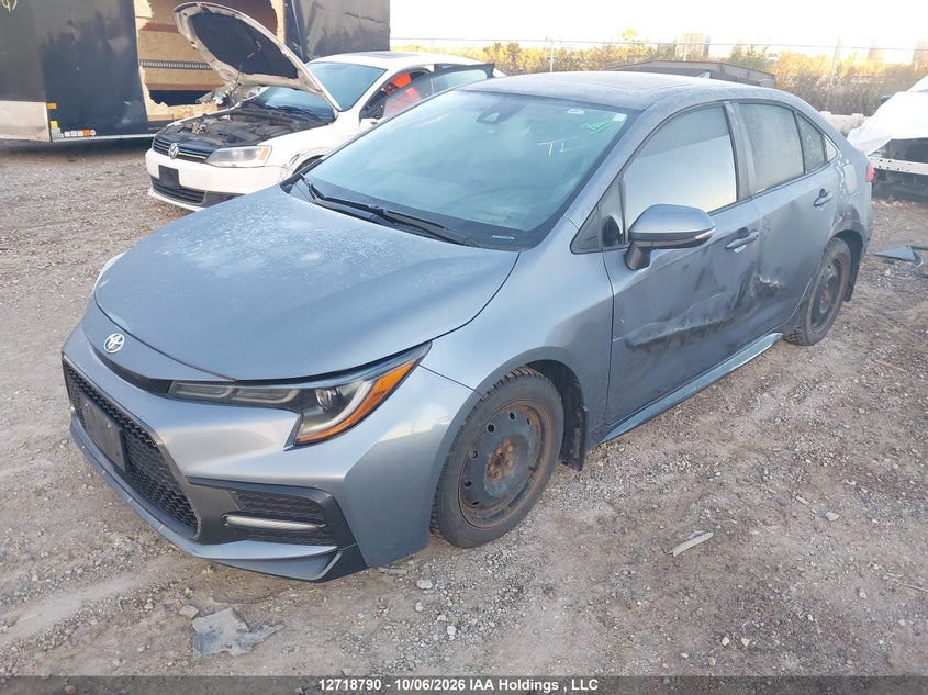 Vin: 5yfb4mbe5mp091677, lot: 3125735, toyota corolla se 20212