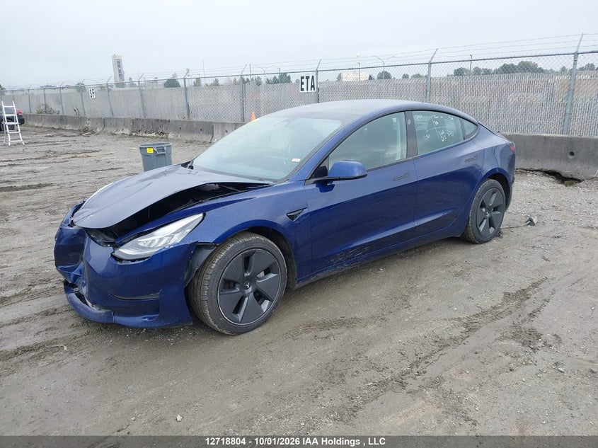 Vin: 5yj3e1eb7nf294603, lot: 3125749, tesla model 3 20222