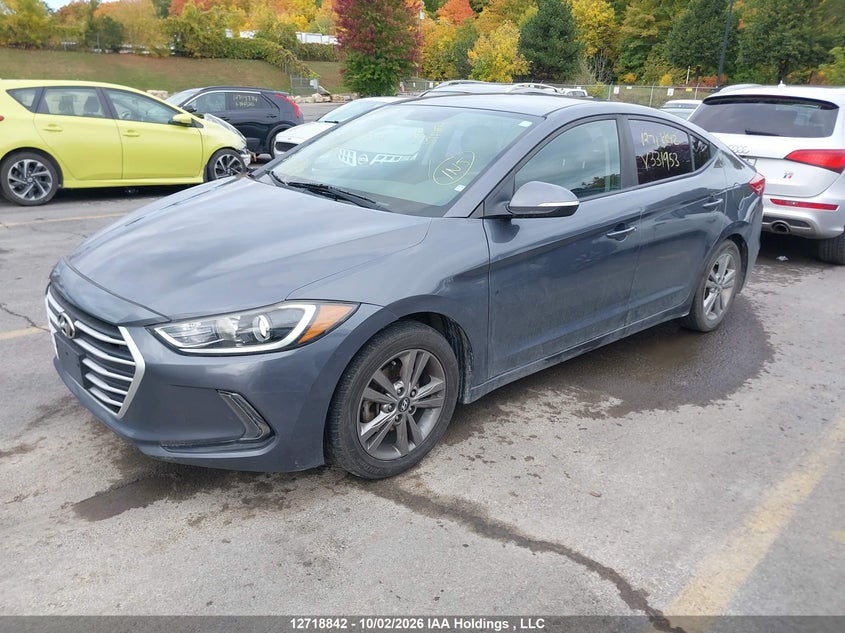 Vin: kmhd84lf9hu331953, lot: 3125787, hyundai elantra gl 20172