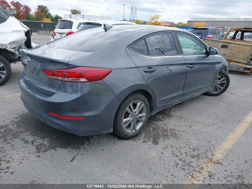 Vin: kmhd84lf9hu331953, lot: 3125787, hyundai elantra gl 20174