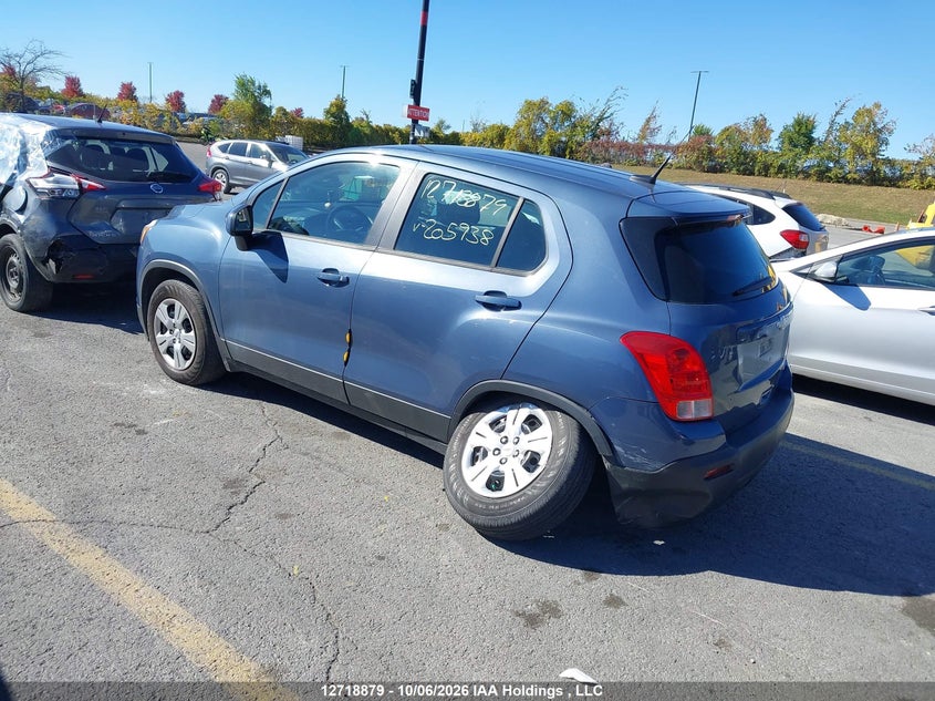 Vin: 3gncjksb4dl205938, lot: 3125825, chevrolet trax 20133