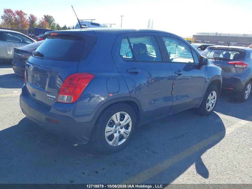 Vin: 3gncjksb4dl205938, lot: 3125825, chevrolet trax 20134