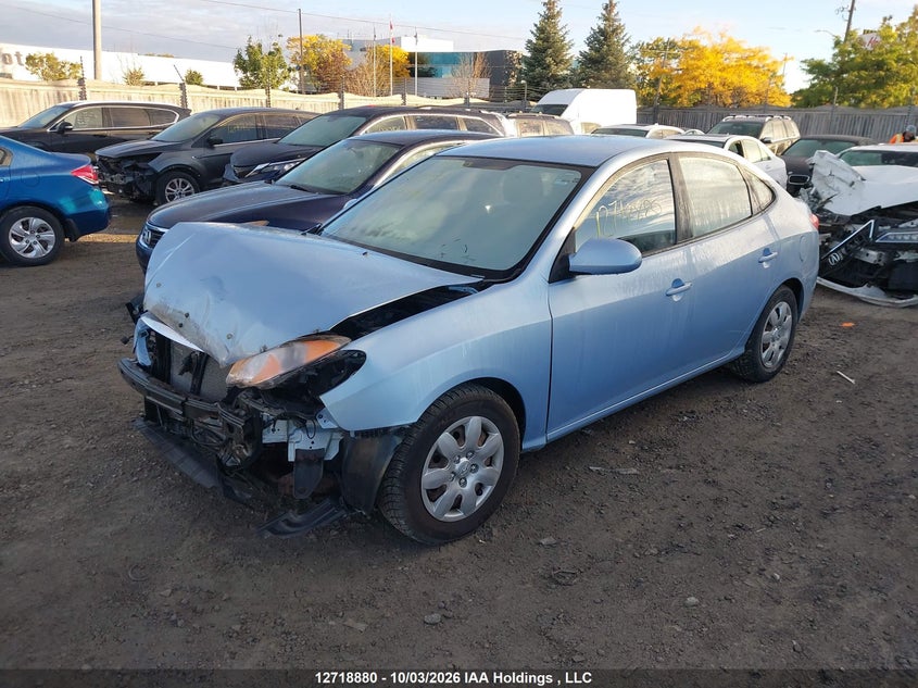 2010 Hyundai Elantra Gl, Удар спереди, IAAI, VIN KMHDU4BD4AU213651 — фото 2