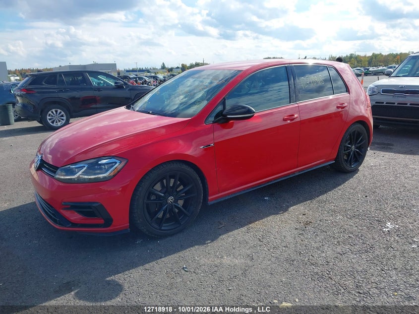 Vin: wvwva7au8kw207300, lot: 3125864, volkswagen golf r 20192