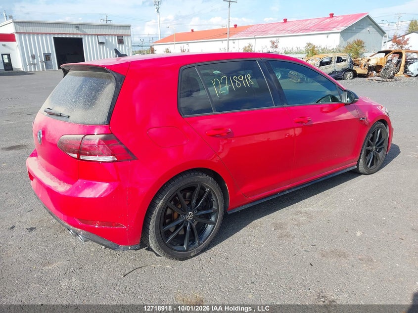 Vin: wvwva7au8kw207300, lot: 3125864, volkswagen golf r 20194