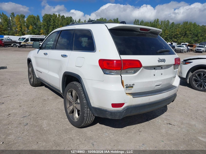 Vin: 1c4rjfbg8fc874587, lot: 3125930, jeep grand cherokee limited 20153