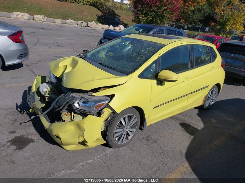 2016 Honda Fit Ex/Exl, Front, IAAI, VIN 3HGGK5H70GM104875 — photo 2
