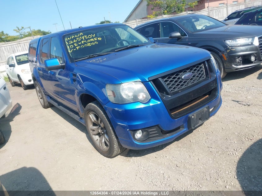 2010 Ford Explorer Sport Trac Limited, Левый перёд, IAAI, VIN 1FMEU2D85AUF00800
