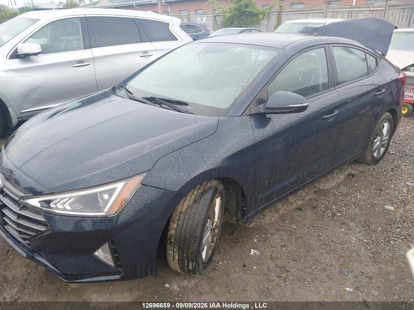 2020 Hyundai Elantra Preferred With Sun And Safety Package Auto Ivt, Rear, IAAI, VIN KMHD84LFXLU082927 — photo 2