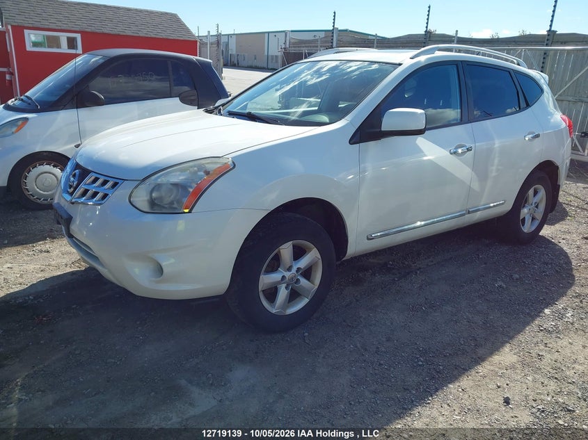2013 Nissan Rogue S/Sv, Right Rear, IAAI, VIN JN8AS5MV7DW145397 — photo 2