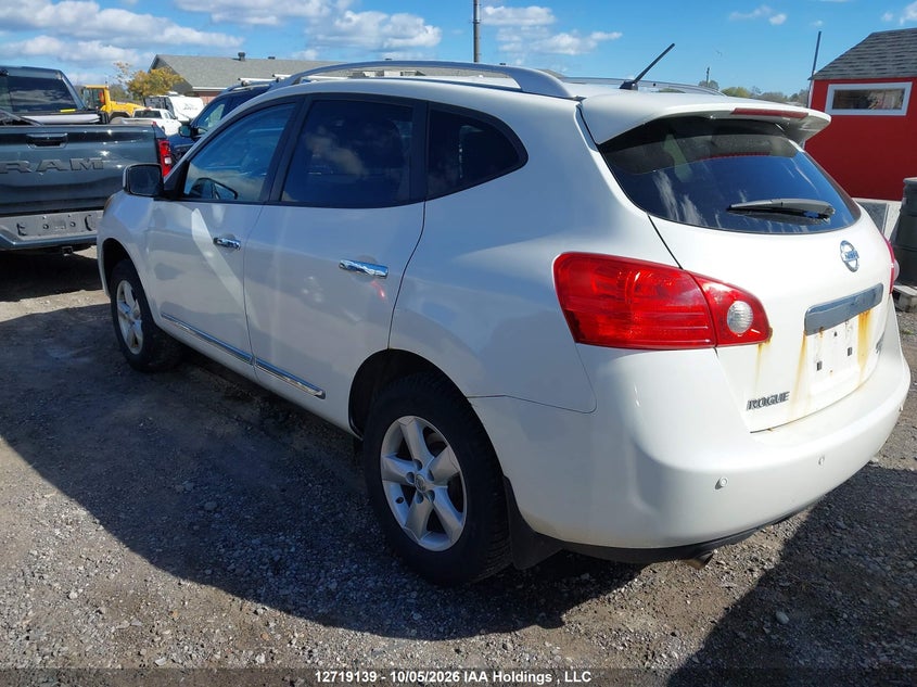 Vin: jn8as5mv7dw145397, lot: 3126101, nissan rogue s/sv 20133