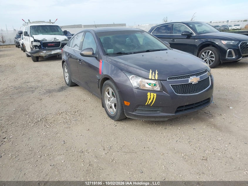 2011 Chevrolet Cruze Lt Turbo, Rear, IAAI, VIN 1G1PG5S92B7122400