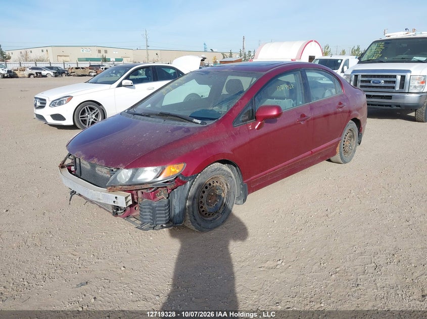 2006 Honda Civic Ex, Front, IAAI, VIN 2HGFA15846H009043 — photo 2