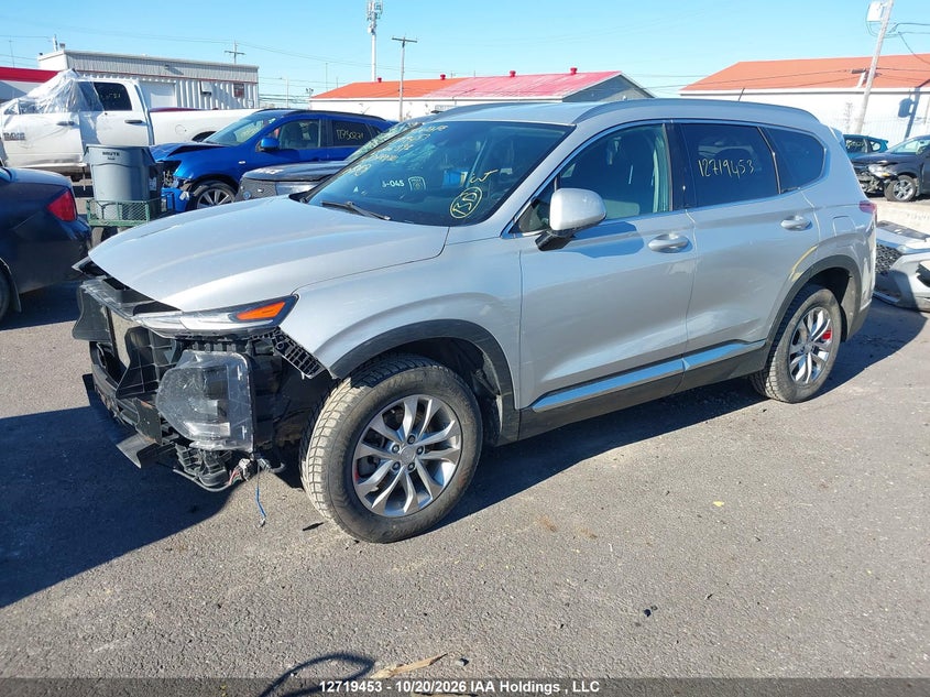 2019 Hyundai Santa Fe Se, Удар спереди, IAAI, VIN 5NMS23AD4KH006392 — фото 2