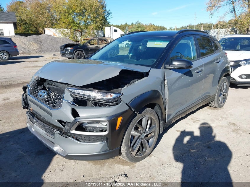 Vin: km8k3ca53mu618922, lot: 3126514, hyundai kona limited 20212