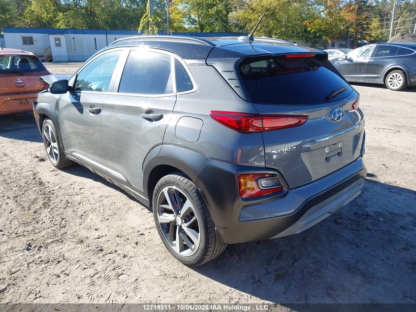 Vin: km8k3ca53mu618922, lot: 3126514, hyundai kona limited 20213