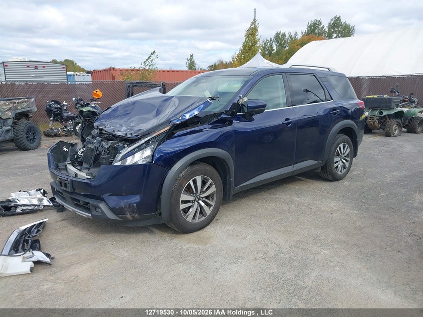2022 Nissan Pathfinder Sl, Front, IAAI, VIN 5N1DR3CE2NC262040 — photo 2
