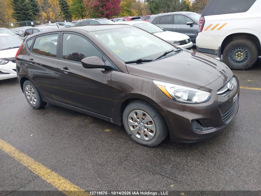2017 Hyundai Accent Le, Левый зад, IAAI, VIN KMHCT5AE2HU318391