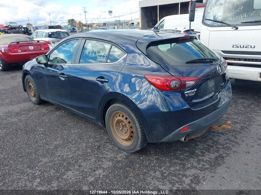 Vin: 3mzbm1l78fm224244, lot: 3126659, mazda 3 touring 20153