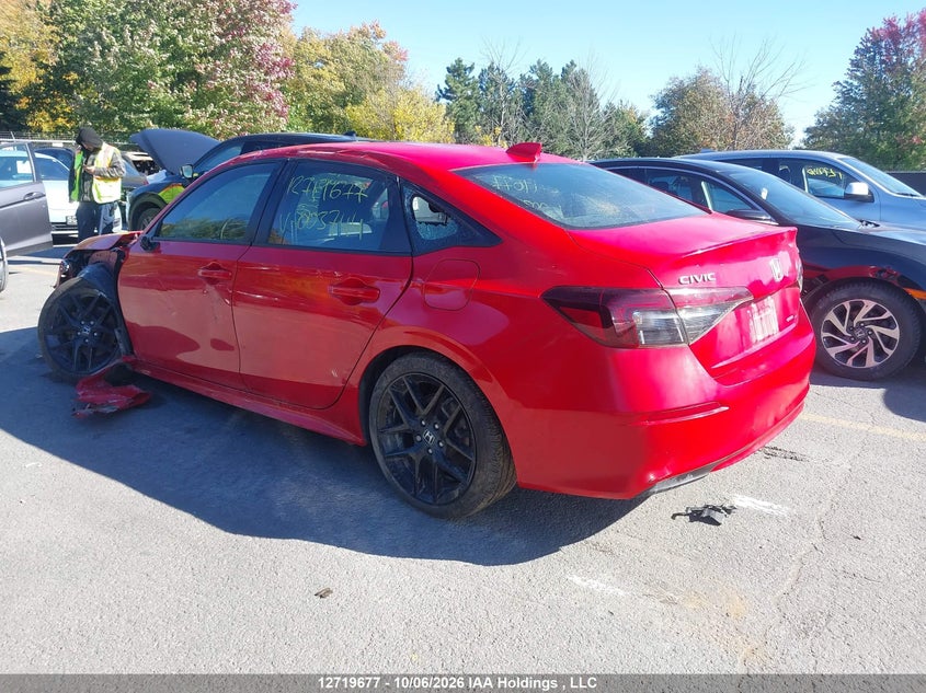 Vin: 2hgfe4f86sh003744, lot: 3126692, honda civic sport hybrid/sport touring hybrid 20253