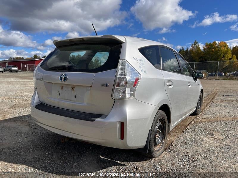 Vin: jtdzn3eu1c3021464, lot: 3126761, toyota prius v 20124