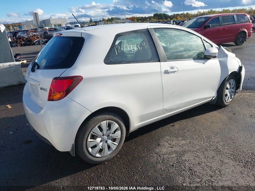 Vin: vnkjtud38ga059381, lot: 3126779, toyota yaris l/le 20164