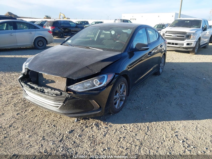 Vin: kmhd84lf9ju480580, lot: 3126818, hyundai elantra gl 20182