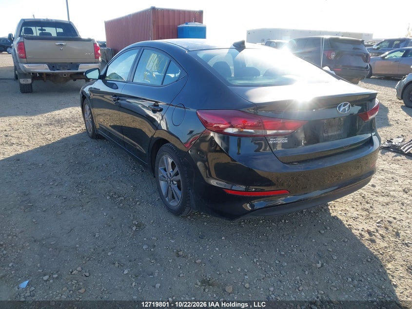 Vin: kmhd84lf9ju480580, lot: 3126818, hyundai elantra gl 20183