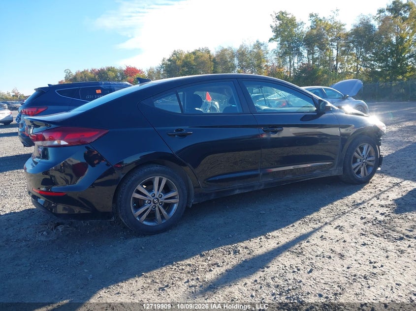 Vin: kmhd84lf6ju642326, lot: 3126931, hyundai elantra gl se 20184