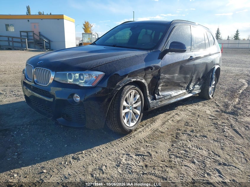 2017 BMW X3 xDrive35I, Left Side, IAAI, VIN 5UXWX7C56H0S18959 — photo 2